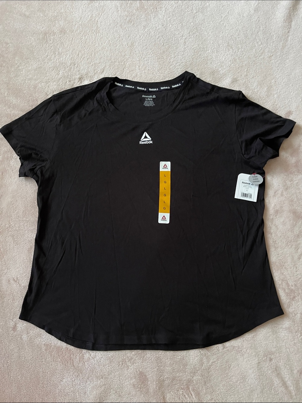 Reebok Black Women's Short Sleeve Crew Tee